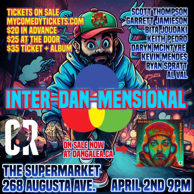 Inter-Dan-Mensional release-show poster